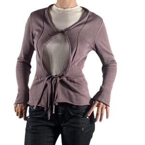 Beautiful knitted mauve purple